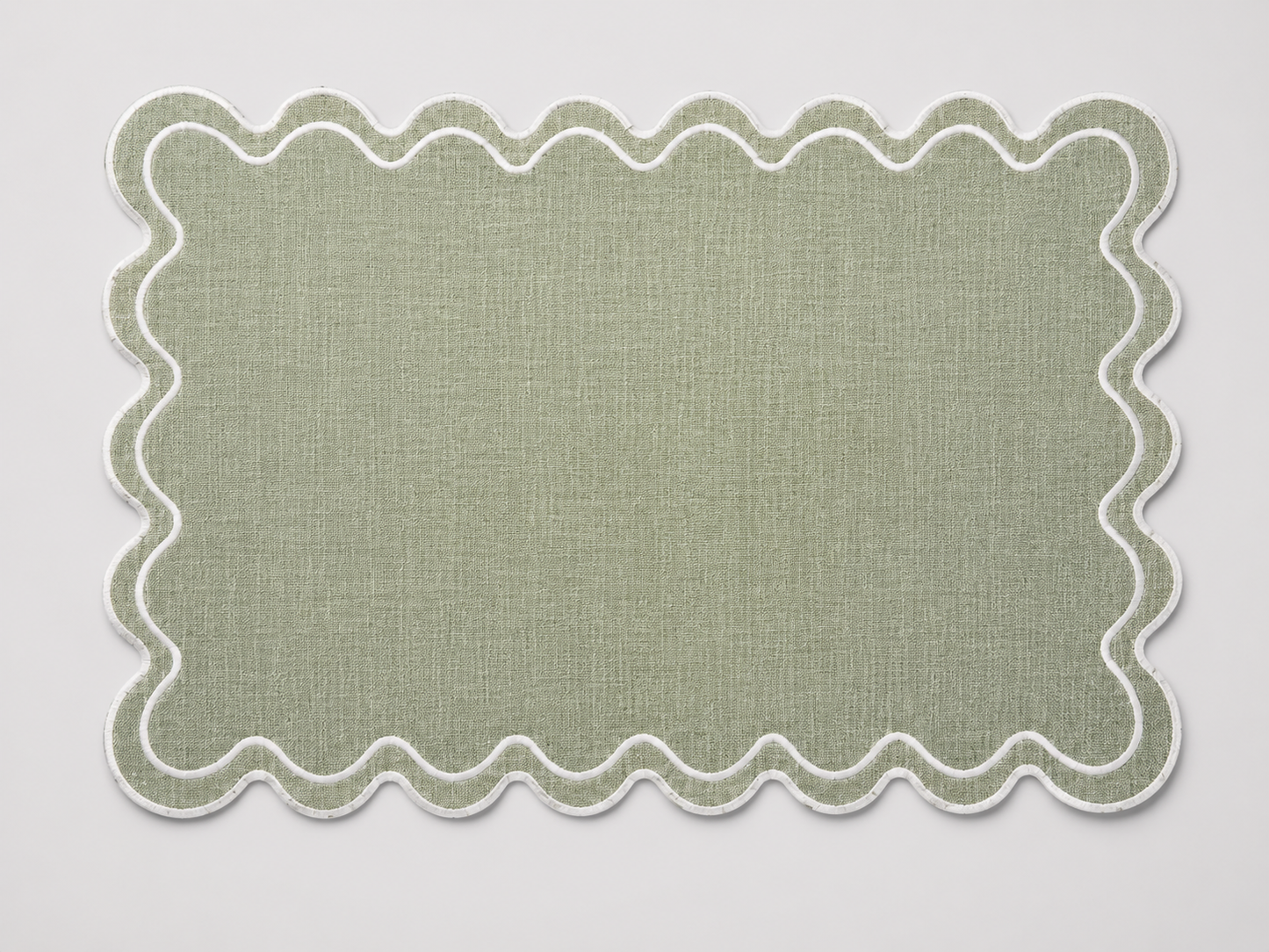 Embroidered Linen Placemat Set