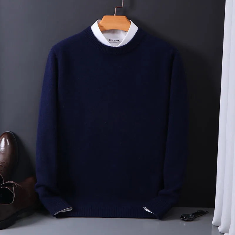 Men's Cashmere Sweater – Warm & Soft Knitted