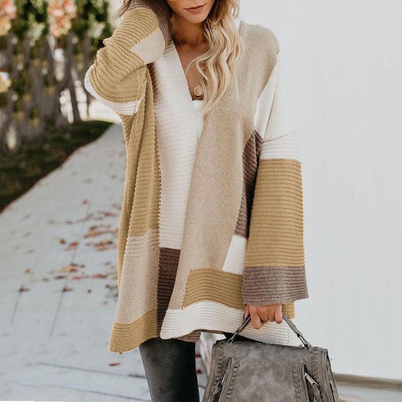 Women's Knit Sweater – Warm & Crew Neck