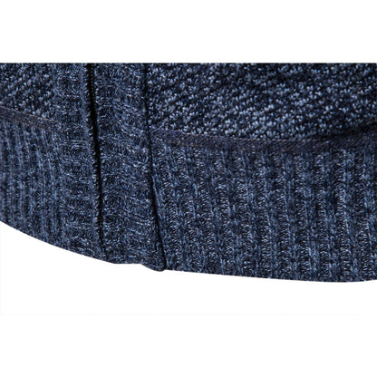 Men's Striped Cardigan – Slim Fit & Warm