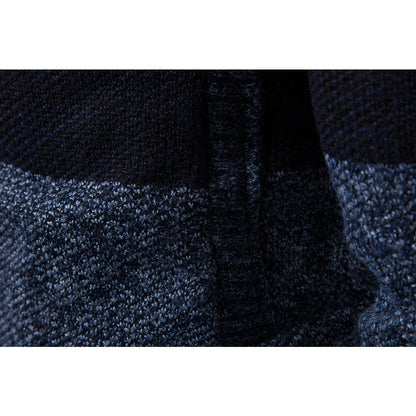 Men's Striped Cardigan – Slim Fit & Warm