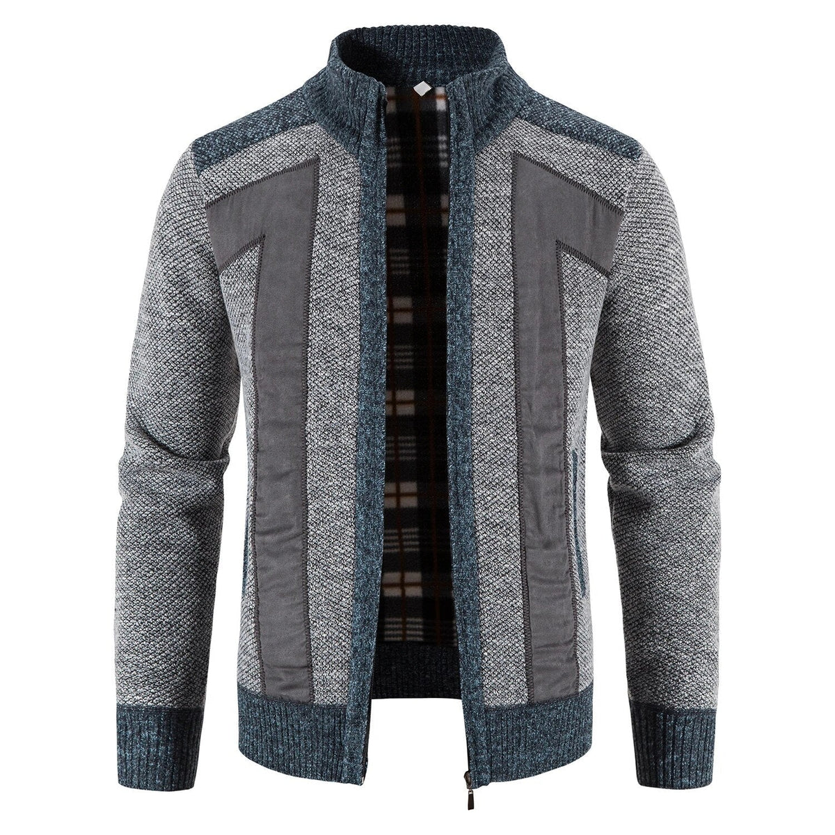 Bequeme Strickjacke – Reißverschluss & Warm