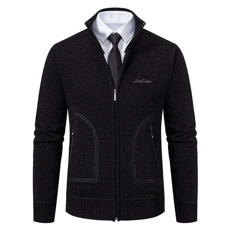 Men's Soft Cardigan – Waistcoat Look & Warm