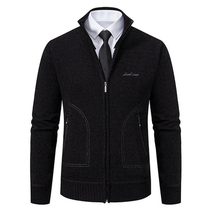 Men's Soft Cardigan – Waistcoat Look & Warm
