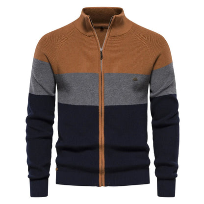 Men's Retro Cardigan – Multicolored & Warm