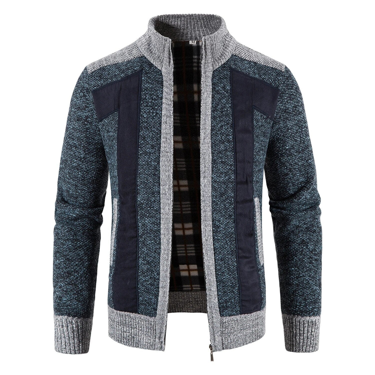 Bequeme Strickjacke – Reißverschluss & Warm