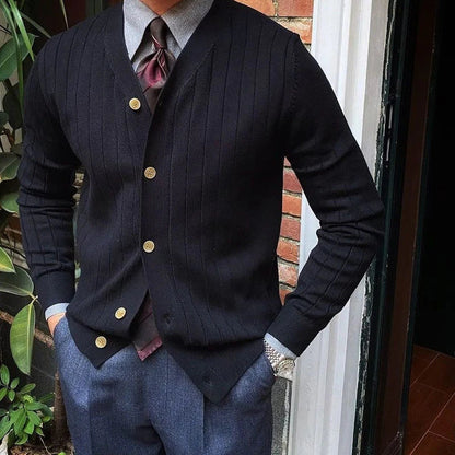 Men's Slim Fit Cardigan – Slim Cut & Warm