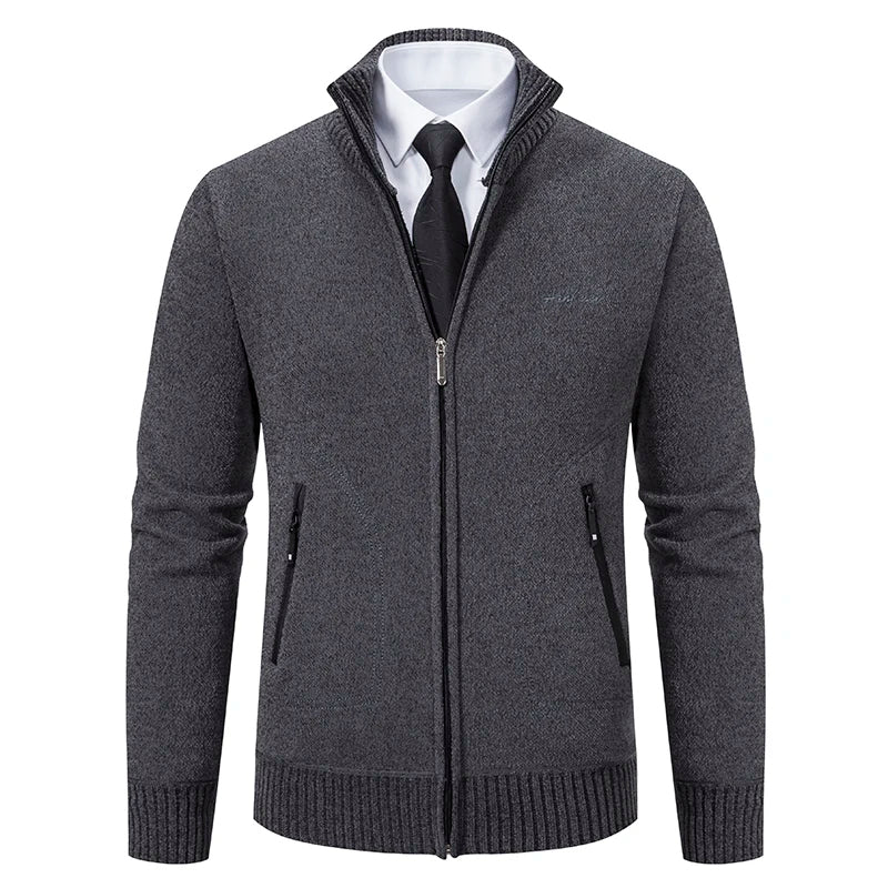 Men's Soft Cardigan – Waistcoat Look & Warm