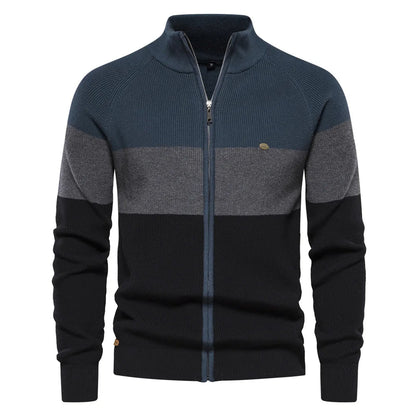 Men's Retro Cardigan – Multicolored & Warm