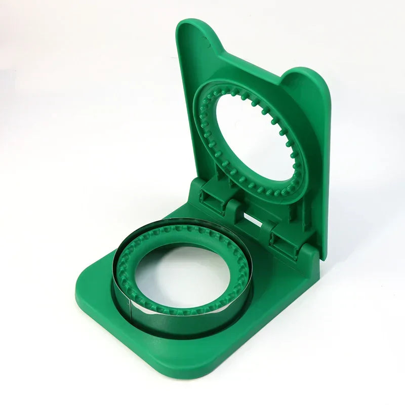 Sandwich-Maker mit Versiegelung – Runde Form, Antihaft & 4 Farben