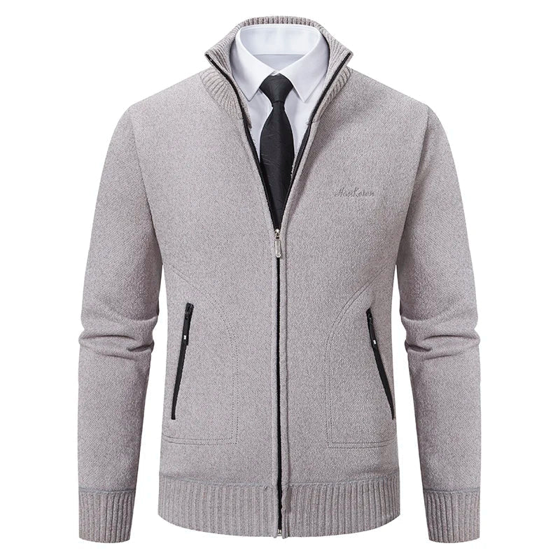 Men's Soft Cardigan – Waistcoat Look & Warm