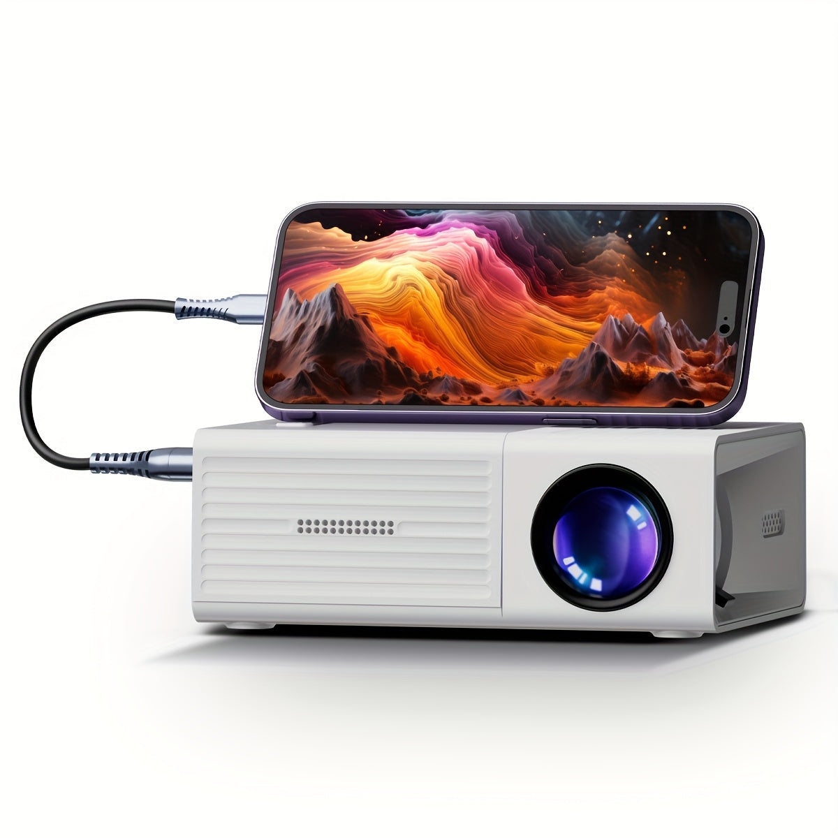 Ultra-Helldichter Mini-Projektor (3000 Lumen) - LumoBeam
