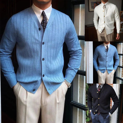 Men's Slim Fit Cardigan – Slim Cut & Warm