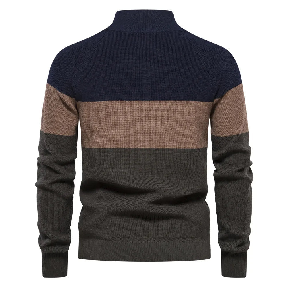 Men's Retro Cardigan – Multicolored & Warm