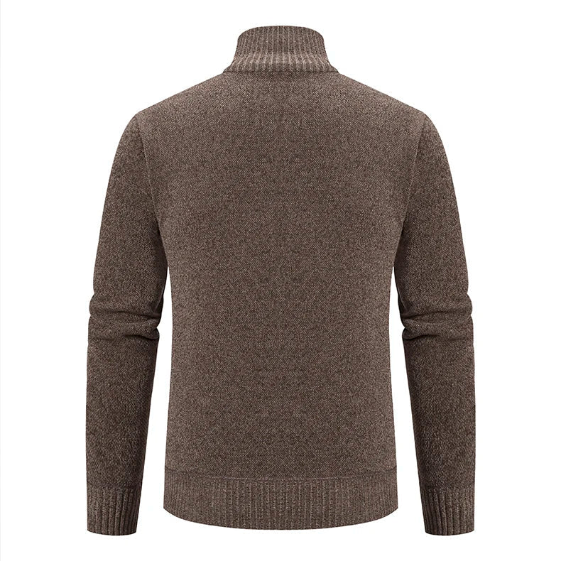 Men's Soft Cardigan – Waistcoat Look & Warm