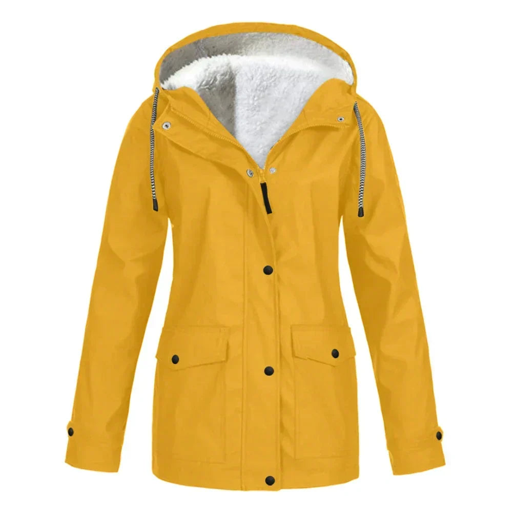 Women's Rain Jacket with Hood – Waterproof, Breathable & Lightweight