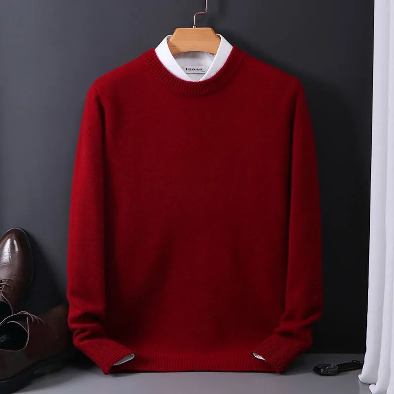 Men's Cashmere Sweater – Warm & Soft Knitted