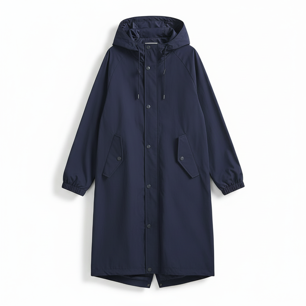 Damen Faltbare Regenjacke – Wasserabweisend, Mit Kapuze & Kompakt