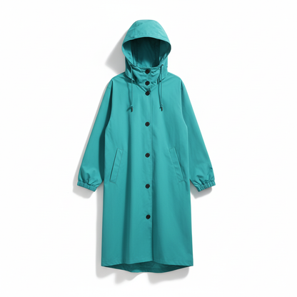 Damen Faltbare Regenjacke – Wasserabweisend, Mit Kapuze & Kompakt