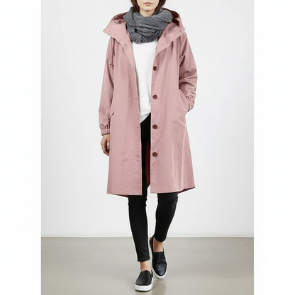 Damen Faltbare Regenjacke – Wasserabweisend, Mit Kapuze & Kompakt