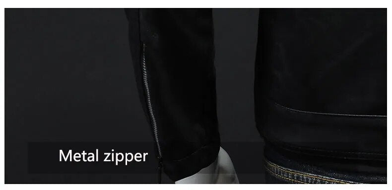 Bomberjacke Leder Herren – Rippbündchen, Warm Gefüttert & Frontzipper