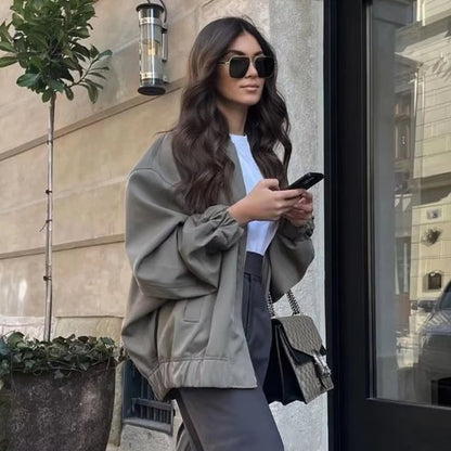 Women's Oversized Jacket – Lightweight, Casual & Trendy