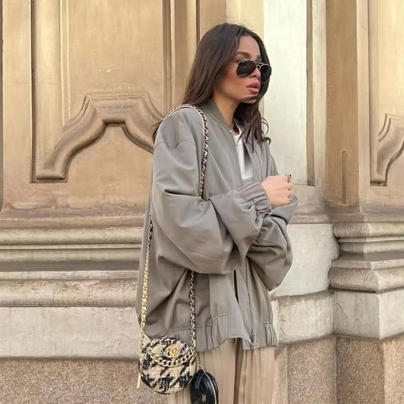Women's Oversized Jacket – Lightweight, Casual & Trendy