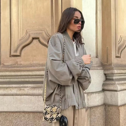 Women's Oversized Jacket – Lightweight, Casual & Trendy