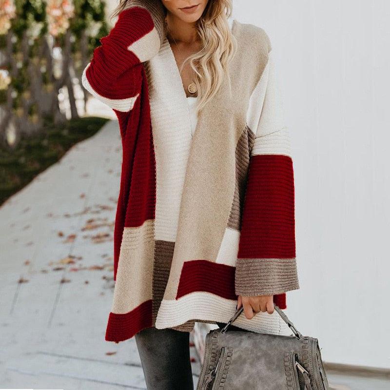 Women's Knit Sweater – Warm & Crew Neck