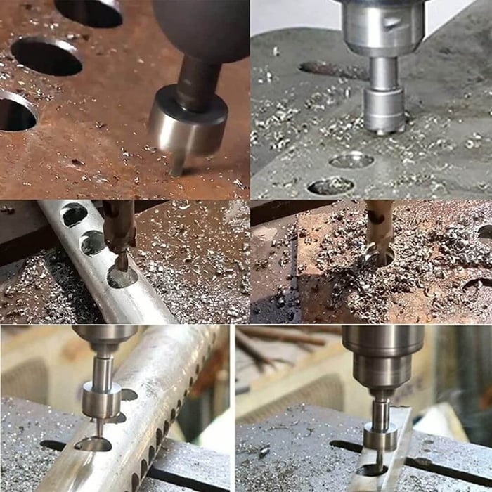 Metallbohrer-Set HSS 5-teilig – Karbid-Spitze für Metall, Holz & Kunststoff