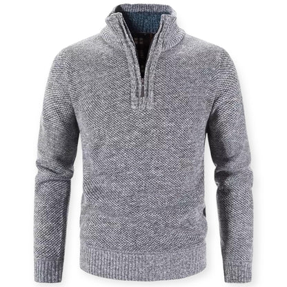 Men's Half-Zip Sweater – Warm