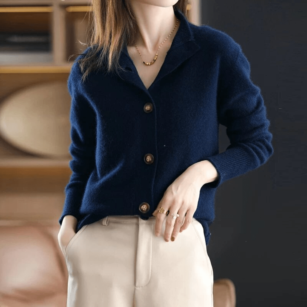 Strickjacke Damen Lang – Warm & Leicht